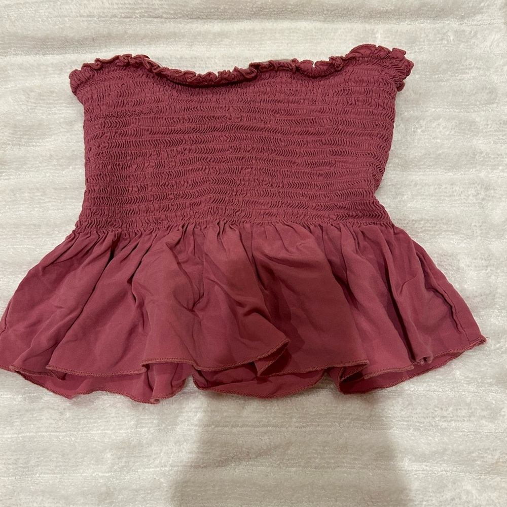 Garage pink tube top size xs